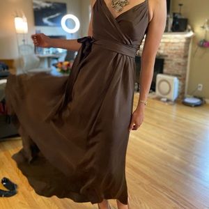 100% silk elegant J crew maxi dress